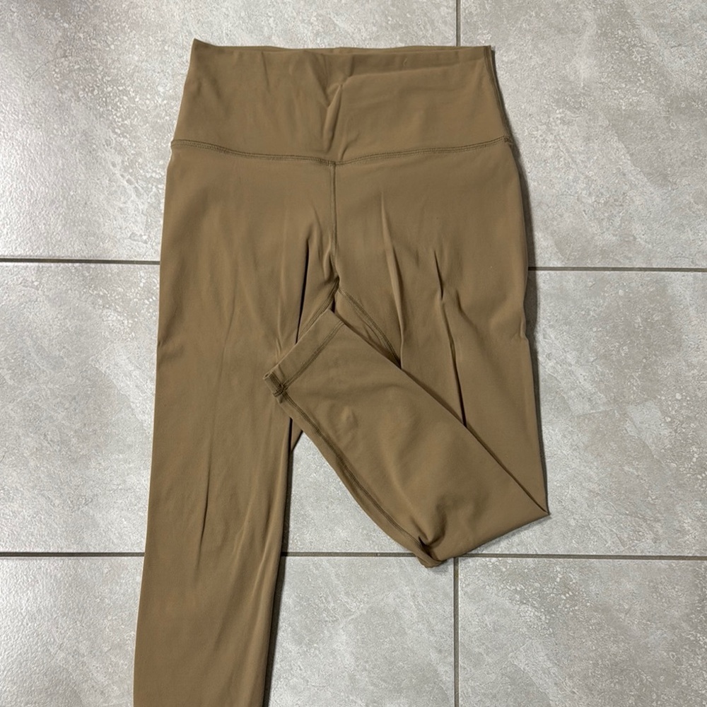 Hey Nuts High-Waisted Tan Leggings size small (4-6). NWOT